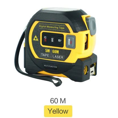 3-in-1 Laser Tape Measure 40/60M Meters Infrared Laser Distance Measuring Smart Energy Ruler