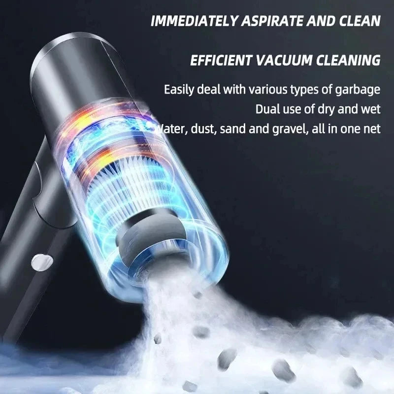 Car Wireless Vacuum Cleaner 120w 2in1