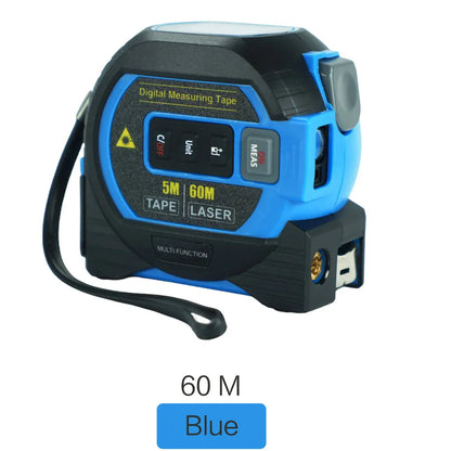 3-in-1 Laser Tape Measure 40/60M Meters Infrared Laser Distance Measuring Smart Energy Ruler