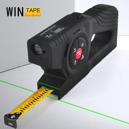 digital display laser distance meter laser tape measure three-in-one