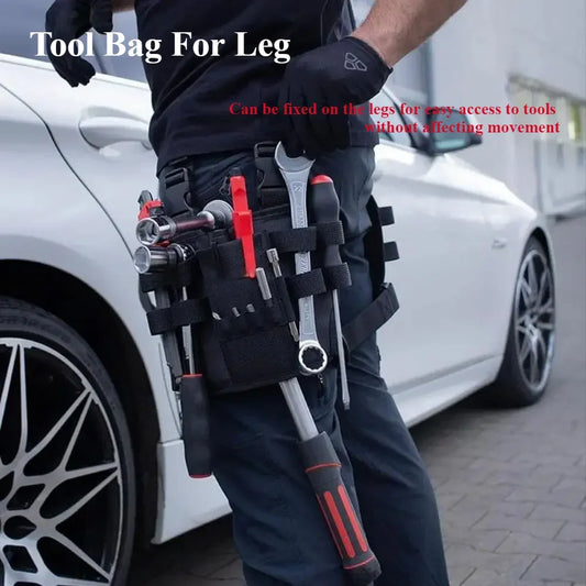 Work Belt Tool Bag Belt for Leg Tool Organizer Pouch Tactical Waist Bag